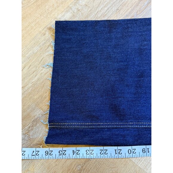 Oat New York Womens Wide-Leg High-Waist Raw Hem Denim Jeans Size 12/31 - Picture 7 of 8